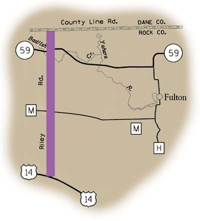 Map of Rustic Road 68