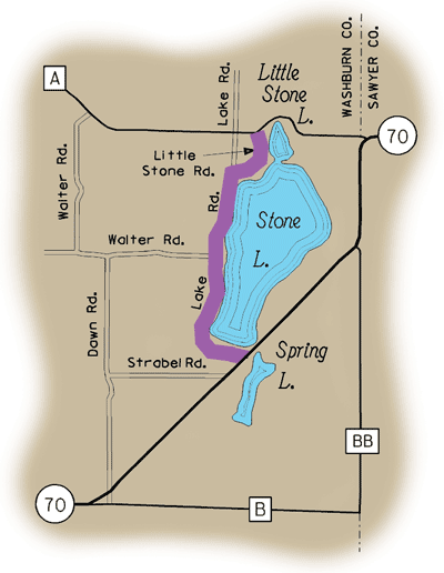 Map of Rustic Road 71
