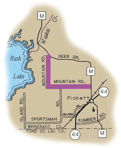 Map of Rustic Road 72