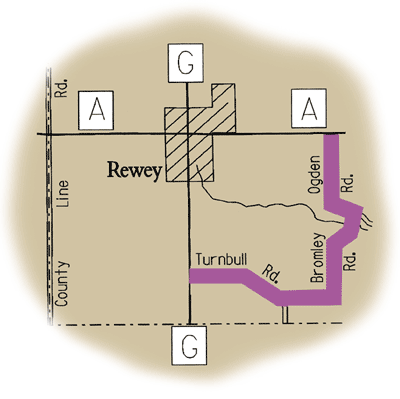 Map of Rustic Road 75