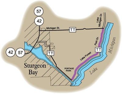 Map of Rustic Road 77