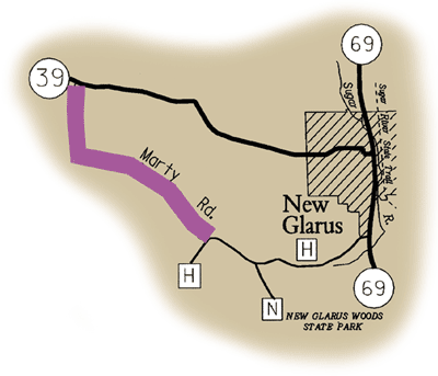 Map of Rustic Road 81