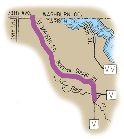 Map of Rustic Road 83