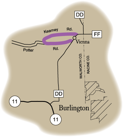 Map of Rustic Road 85