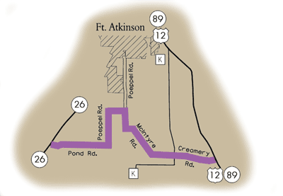 Map of Rustic Road 87