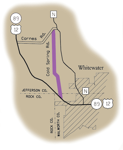 Map of Rustic Road 88