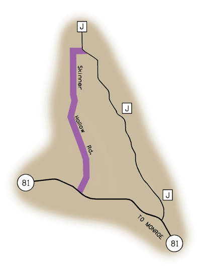 Map of Rustic Road 94