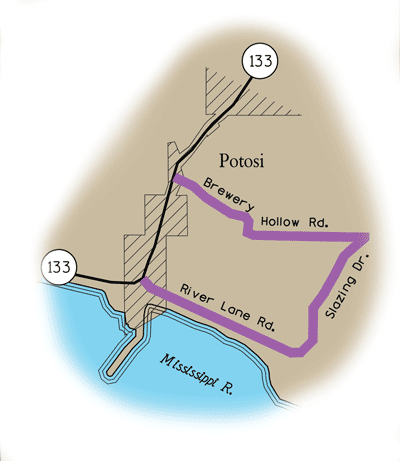 Map of Rustic Road 99