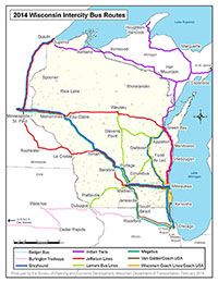 Intercity Bus Map